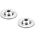 SET-P15EBR1402-2 Front Brake Disc, Plain Surface, Vented, 5 Lugs,, Autospecialty By Powerstop