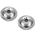 SET-P15EBR1442-2 Rear Brake Disc, Plain Surface, Vented, 5 Lugs,, Autospecialty By Powerstop