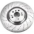 SET-P15EBR1461-2 Front Brake Disc, Plain Surface, Vented, 5 Lugs,, Autospecialty By Powerstop