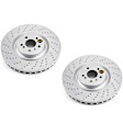 SET-P15EBR1461EVC-2 Front Brake Disc, Plain Surface, Vented, 5 Lugs, 375.92 mm,, Evolution Geomet Coated High Carbon