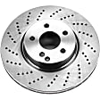 2011 Mercedes Benz E350 - Front Brake Disc, Cross-Drilled, Vented, 5 Lugs, 322.58 mm, Wagon, 3.5L 6Cyl, Autospecialty By Powerstop