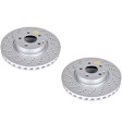 SET-P15EBR1627EVC-2 Front Brake Disc, Plain Surface, Vented, 5 Lugs, 322.58 mm, Evolution Geomet Coated High Carbon