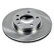 SET-P15EBR419-2 Front Brake Disc, Plain Surface, Vented, 5 Lugs, RWD, Autospecialty By Powerstop
