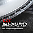2000 Volvo S70 - Brake Disc, Plain Surface, Solid, 5 Lugs, FWD, 2.3L 5Cyl, Evolution Geomet Coated High Carbon
