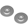 SET-P15EBR613EVC-2 Front Brake Disc, Plain Surface, Vented, 5 Lugs,, Evolution Geomet Coated High Carbon
