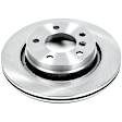 SET-P15EBR631-2 Rear Brake Disc, Plain Surface, Vented, 5 Lugs,, Autospecialty By Powerstop