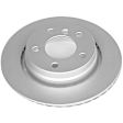 SET-P15EBR631EVC-2 Rear Brake Disc, Plain Surface, Vented, 5 Lugs,, Evolution Geomet Coated High Carbon