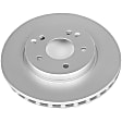 SET-P15EBR859EVC-2 Front Brake Disc, Geomet Coated, Plain Surface, Vented, 5 Lugs, Evolution Geomet Coated High Carbon