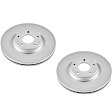 SET-P15JBR1112EVC-2 Front Brake Disc, Plain Surface, Vented, 5 Lugs,, Evolution Geomet Coated High Carbon