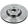 SET-P15JBR1149 Front Brake Disc, Natural Finish, Plain Surface, Vented, 5 Lugs, Autospecialty By Powerstop