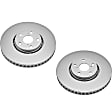 SET-P15JBR1149EVC Front Brake Disc, Geomet Coated, Plain Surface, Vented, 5 Lugs, Evolution Geomet Coated High Carbon