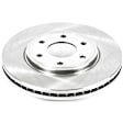 SET-P15JBR1166-2 Front Brake Disc, Natural Finish, Plain Surface, Vented, 6 Lugs, 2.5L, 4Cyl, Autospecialty By Powerstop