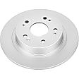 SET-P15JBR1167EVC-2 Rear Brake Disc, Geomet Coated, Plain Surface, Solid, 5 Lugs, Evolution Geomet Coated High Carbon