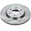 SET-P15JBR1194-2 Front Brake Disc, Natural Finish, Plain Surface, Vented, 6 Lugs, 5.6L, 8Cyl, Autospecialty By Powerstop