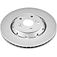 SET-P15JBR1390EVC-2 Front Brake Disc, Geomet Coated, Plain Surface, Vented, 5 Lugs, Evolution Geomet Coated High Carbon