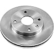 SET-P15JBR1509-2 Front Brake Disc, Natural Finish, Plain Surface, Vented, 4 Lugs, 2.0L, 4Cyl, Autospecialty By Powerstop
