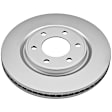 SET-P15JBR1552EVC-2 Front Brake Disc, Geomet Coated, Plain Surface, Vented, 6 Lugs, 5.6L, 8Cyl, Evolution Geomet Coated High Carbon