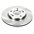 2014 Kia Forte - Brake Disc, Plain Surface, Vented, 5 Lugs, 1.8L 4Cyl, Autospecialty By Powerstop