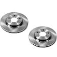 2015 Nissan Sentra - Front Brake Disc, Plain Surface, Vented, 5 Lugs, 1.8L 4Cyl, Autospecialty By Powerstop
