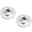 SET-P15JBR1722EVC-2 Front Brake Disc, Plain Surface, Vented, 5 Lugs, 228.6 mm, 1.2L, 3Cyl, Evolution Geomet Coated High Carbon