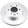 2022 Nissan Titan XD - Front Brake Disc, Plain Surface, Vented, 5 Lugs, 360.68 mm, 5.6L 8Cyl, Evolution Geomet Coated High Carbon