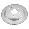 2006 Honda Civic - Rear Brake Disc, Geomet Coated, Plain Surface, Solid, 5 Lugs, Sedan, With Rear Disc, 1.8L 4Cyl, Evolution Geomet Coated High Carbon