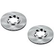 2002 Nissan Pathfinder SE 6 Cyl 3.5L - Front Brake Disc, Natural Finish, Plain Surface, Vented, 6 Lugs, 3.5L 6Cyl, Autospecialty By Powerstop