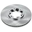 2002 Nissan Pathfinder SE 6 Cyl 3.5L - Front Brake Disc, Natural Finish, Plain Surface, Vented, 6 Lugs, 3.5L 6Cyl, Autospecialty By Powerstop