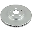SET-P15JBR931EVC-2 Front Brake Disc, Geomet Coated, Plain Surface, Vented, 5 Lugs, Evolution Geomet Coated High Carbon