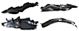 Front, Driver and Passenger Side, Front or Rear Section Fender Liner