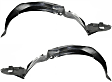 Front, Driver and Passenger Side, Fender Liner