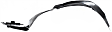 Front, Driver and Passenger Side, Fender Liner