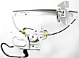 Sedan Front and Rear, Passenger Side Power Window Regulator, With Motor