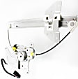 Sedan Front and Rear, Passenger Side Power Window Regulator, With Motor