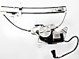 Sedan Front and Rear, Passenger Side Power Window Regulator, With Motor