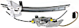 Sedan Front and Rear, Driver and Passenger Side Power Window Regulator, With Motor