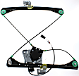 Sedan Front and Rear, Driver and Passenger Side Power Window Regulator, With Motor