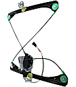 Sedan Front and Rear, Driver and Passenger Side Power Window Regulator, With Motor