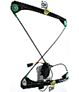 Sedan Front and Rear, Driver and Passenger Side Power Window Regulator, With Motor