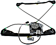 Sedan Front and Rear, Driver and Passenger Side Power Window Regulator, With Motor