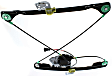 Sedan Front and Rear, Driver and Passenger Side Power Window Regulator, With Motor