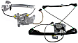 1999-2005 Pontiac Grand Am - Sedan Front And Rear, Driver Side Power Window Regulator, With Motor