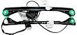 1999-2005 Pontiac Grand Am - Coupe Front, Driver and Passenger Side Power Window Regulator, With Motor