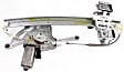 Front and Rear, Driver and Passenger Side Power Window Regulator, With Motor