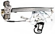Front and Rear, Driver and Passenger Side Power Window Regulator, With Motor