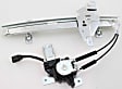 Rear, Driver and Passenger Side Power Window Regulator, With Motor