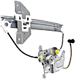 Sedan Rear, Driver and Passenger Side Power Window Regulator, With Motor