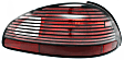 Driver and Passenger Side Halogen Tail Light, Without bulb(s), OE Replacement