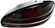 Driver and Passenger Side Halogen Tail Light, Without bulb(s), OE Replacement