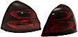 Driver and Passenger Side Halogen Tail Light, With bulb(s), OE Replacement